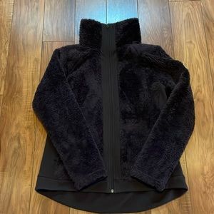 North Face fuzzy coat